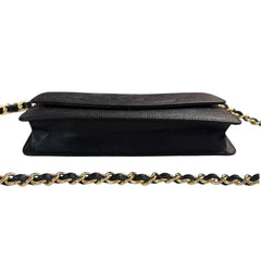 CHANEL Black Caviar Timeless Clutch Chanel