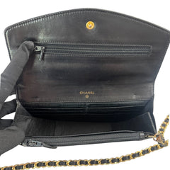CHANEL Black Caviar Timeless Clutch Chanel