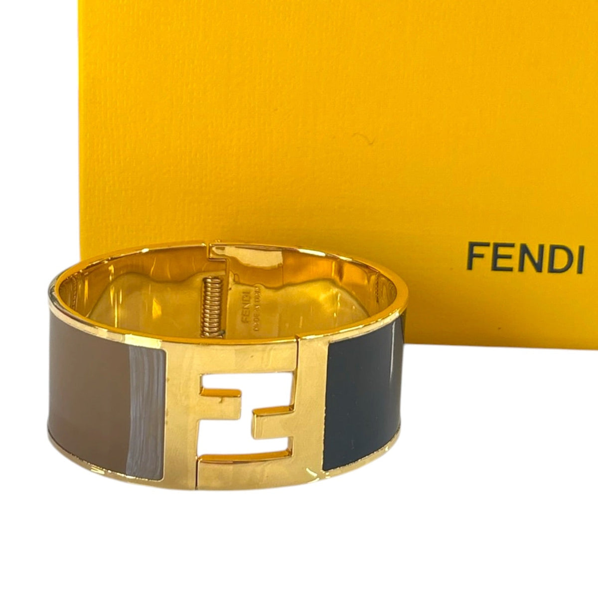 FENDI Fendista Bi-Color Gold Bangle - Small Fendi