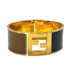 FENDI Fendista Bi-Color Gold Bangle - Small Fendi