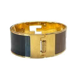 FENDI Fendista Bi-Color Gold Bangle - Small Fendi