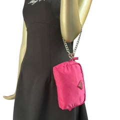 PRADA Pink Tessuto Nylon Pouch Prada