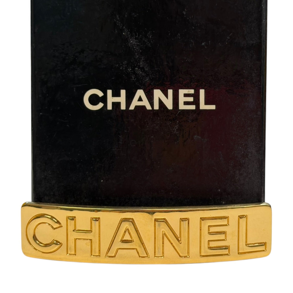 CHANEL Vintage Gold Barrette Hairclip Chanel