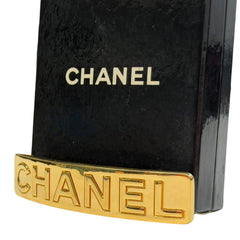 CHANEL Vintage Gold Barrette Hairclip Chanel