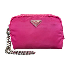 PRADA Pink Tessuto Nylon Pouch Prada