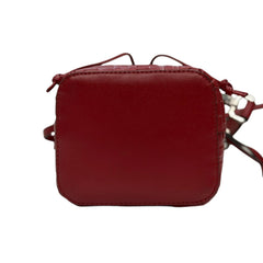 FENDI Red Calfskin Mini Bucket Bag Fendi