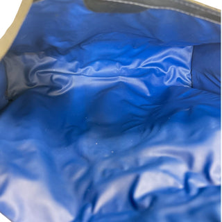 GUCCI Medium Navy Coated Canvas Ophidia Clutch with added Strap/Chain Gucci