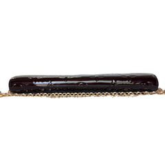 LOUIS VUITTON Aubergine Vernis Sarah Wallet with Chain Louis Vuitton