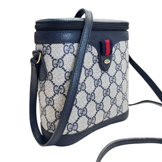 GUCCI Sherry Navy Crossbody Bucket Bag Gucci