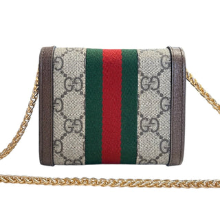 GUCCI Ophidia Compact Wallet with Adjustable Chain Gucci