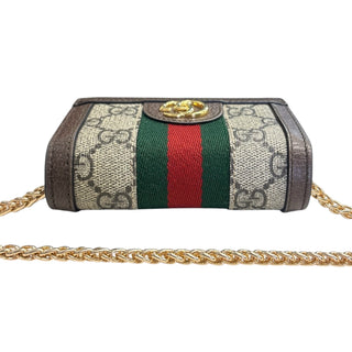 GUCCI Ophidia Compact Wallet with Adjustable Chain Gucci