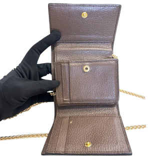 GUCCI Ophidia Compact Wallet with Adjustable Chain Gucci