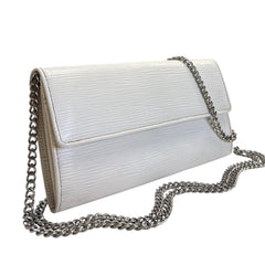 LOUIS VUITTON Ivory Epi Leather Sarah Wallet with Chain Louis Vuitton