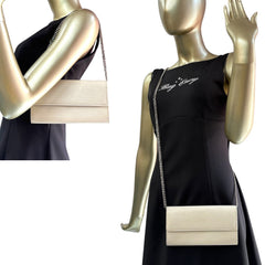 LOUIS VUITTON Ivory Epi Leather Sarah Wallet with Chain Louis Vuitton