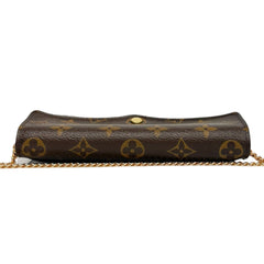 LOUIS VUITTON Monogram Sarah Wallet with Chain Louis Vuitton