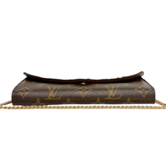 LOUIS VUITTON Monogram Sarah Wallet with Chain Louis Vuitton