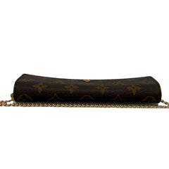 LOUIS VUITTON Monogram Sarah Wallet with Chain Louis Vuitton