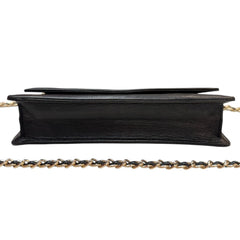 CHANEL Black Lambskin GHW Timeless Clutch Chanel