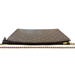 LOUIS VUITTON Monogram Poche 26 with Insert and Chain Louis Vuitton