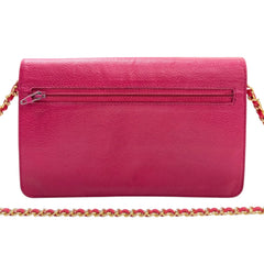 CHANEL Magenta Caviar Timeless Clutch Chanel