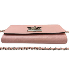LOUIS VUITTON Pink Epi Leather Twist Wallet Louis Vuitton