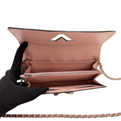 LOUIS VUITTON Pink Epi Leather Twist Wallet Louis Vuitton