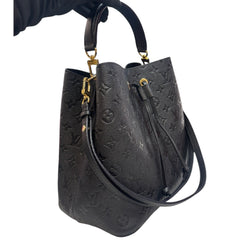 LOUIS VUITTON Black Empreinte Leather Noe MM Bag Louis Vuitton