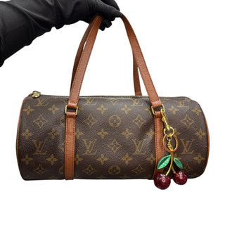 LOUIS VUITTON Monogram Coated Canvas Papillon 30 Louis Vuitton