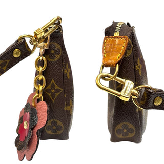 LOUIS VUITTON Monogram Pochette Accessoires with Long Strap Louis Vuitton