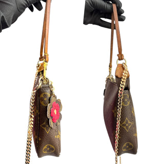 LOUIS VUITTON Monogram Coated Canvas Pochette Accessoires Louis Vuitton