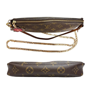 LOUIS VUITTON Monogram Coated Canvas Pochette Accessoires Louis Vuitton