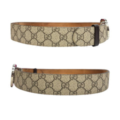 GUCCI Brown GG Supreme Canvas Belt 85/34 Gucci