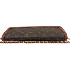 LOUIS VUITTON Monogram Dame GM with Leather Chain Louis Vuitton