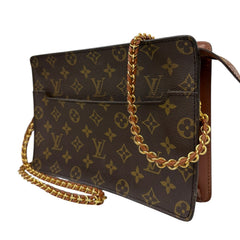 LOUIS VUITTON Monogram Pochette Homme with added Chain Louis Vuitton