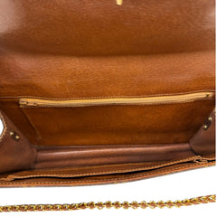 LOUIS VUITTON Monogram Dame GM with Leather Chain Louis Vuitton