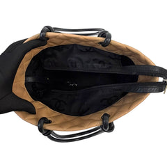 CHANEL Beige Medium Lambskin Cambon Tote Chanel