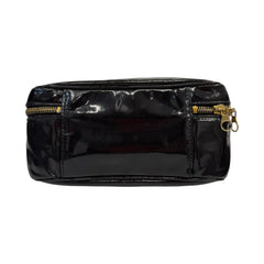 CHANEL Black Patent Leather Timeless Vanity Crossbody Bag Chanel