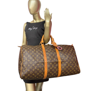 LOUIS VUITTON Monogram Keepall 55 Louis Vuitton