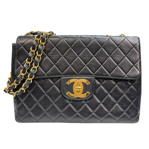 CHANEL Lambskin Jumbo 30 Classic Single Flap Bag Chanel