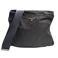 PRADA Black Tessuto Nylon Crossbody Bag Prada