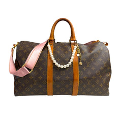 LOUIS VUITTON Monogram Keepall 45 with Strap Louis Vuitton