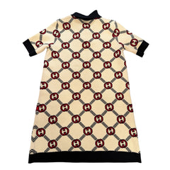 GUCCI Reversible Jacquard Knit Wool Blend Dress - Medium Gucci