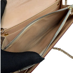 LOUIS VUITTON Black Multicolor Monogram Sarah Wallet with Chain Louis Vuitton