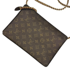 LOUIS VUITTON Monogram Pochette Homme with added Chain Louis Vuitton