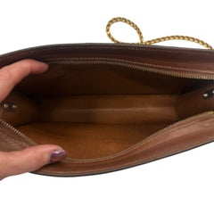 LOUIS VUITTON Monogram Pochette Homme with added Chain Louis Vuitton