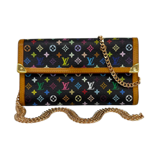 LOUIS VUITTON Multicolor International Wallet with Chain Louis Vuitton