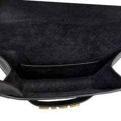 CHRISTIAN DIOR Black Smooth Calfskin DioRevolution  Clutch Dior