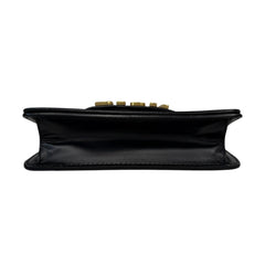 CHRISTIAN DIOR Black Smooth Calfskin DioRevolution  Clutch Dior