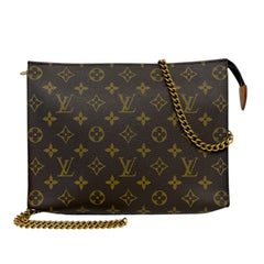 LOUIS VUITTON Monogram Poche 26 with Insert and Chain Louis Vuitton
