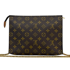 LOUIS VUITTON Monogram Poche 26 with Insert and Chain Louis Vuitton
